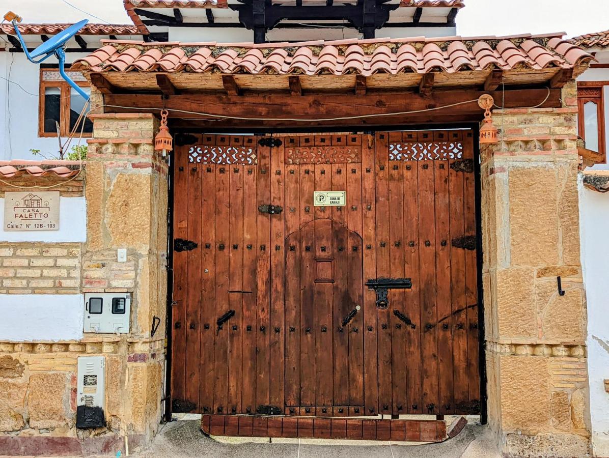 Casa De Huespedes Faletto Villa de Leyva Dış mekan fotoğraf
